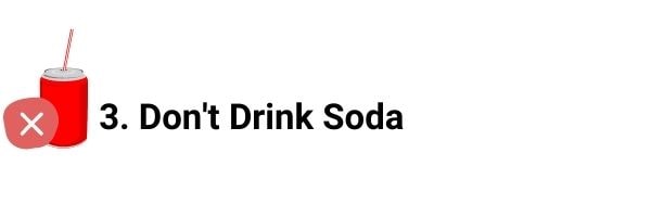 How to get rid of spicy taste - don't drink soda