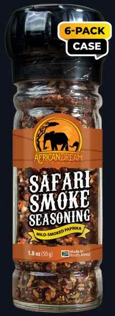 6-Pack Case Safari Smoke Seasoning
